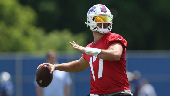 Josh Allen travaille dur pour améliorer sa condition physique pendant l'intersaison